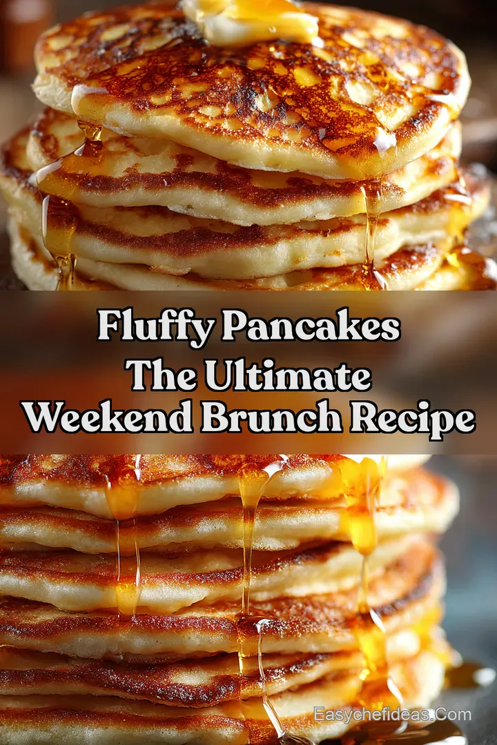 Fluffy Pancakes The Ultimate Weekend Brunch Recipe