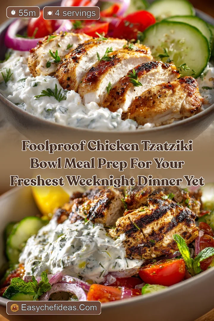 Foolproof Chicken Tzatziki Bowl Meal Prep for Your Freshest Weeknight Dinner Yet