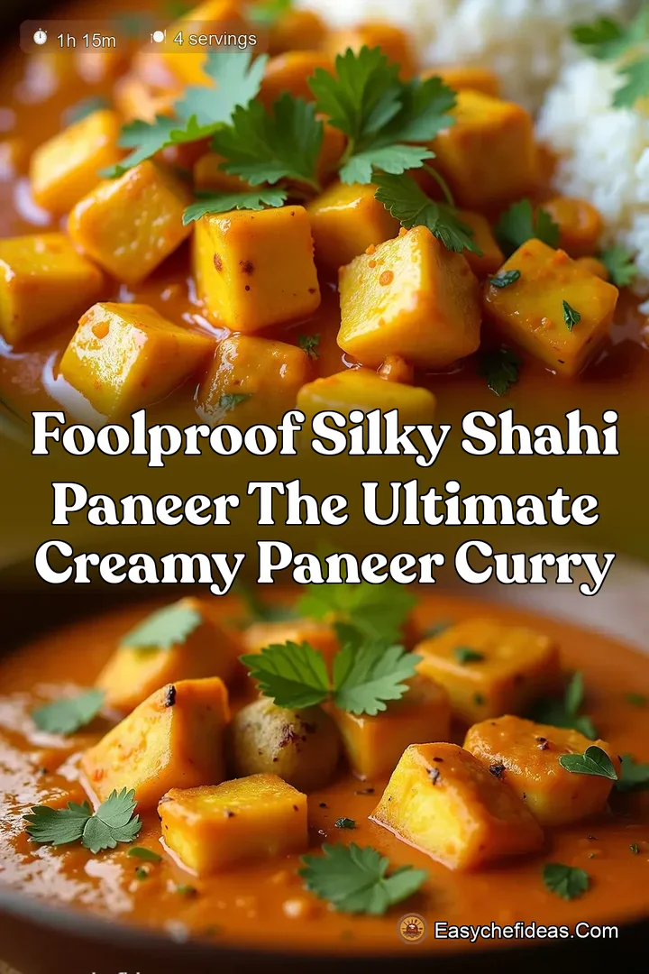 Foolproof Silky Shahi Paneer The Ultimate Creamy Paneer Curry