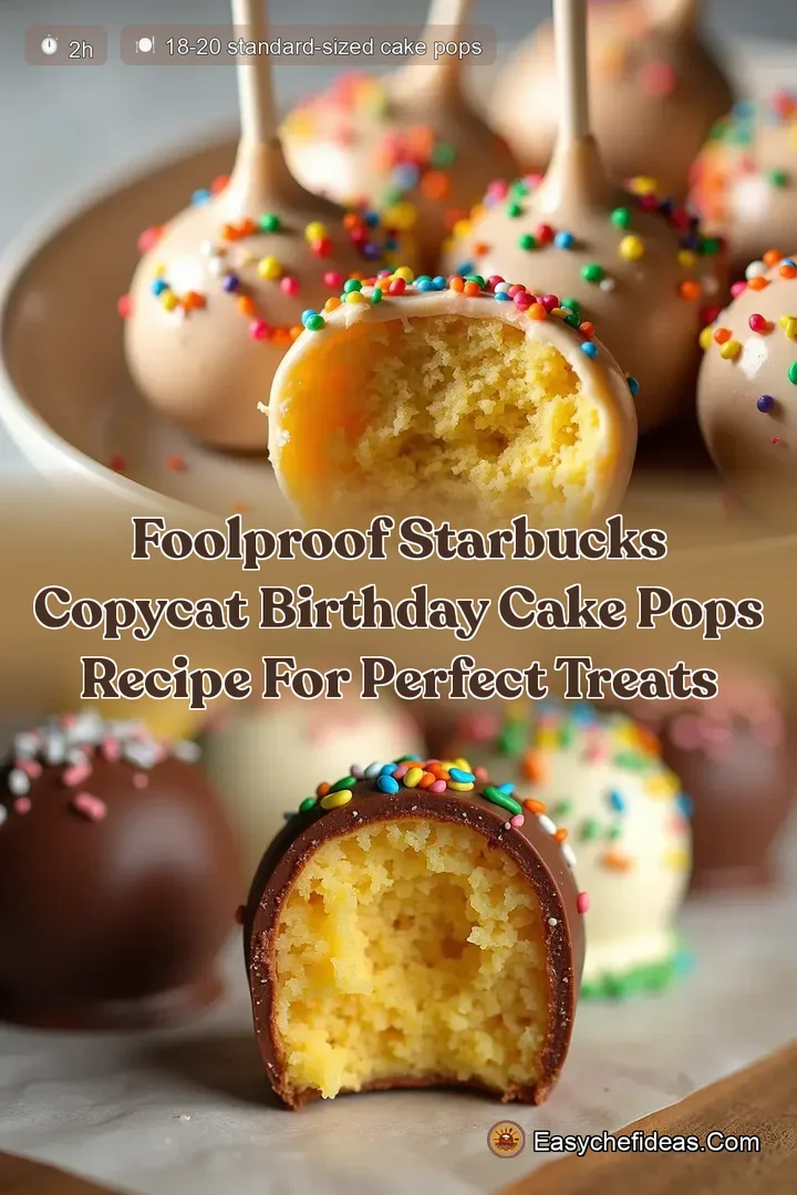 Foolproof Starbucks Copycat Birthday Cake Pops Recipe for Perfect Treats