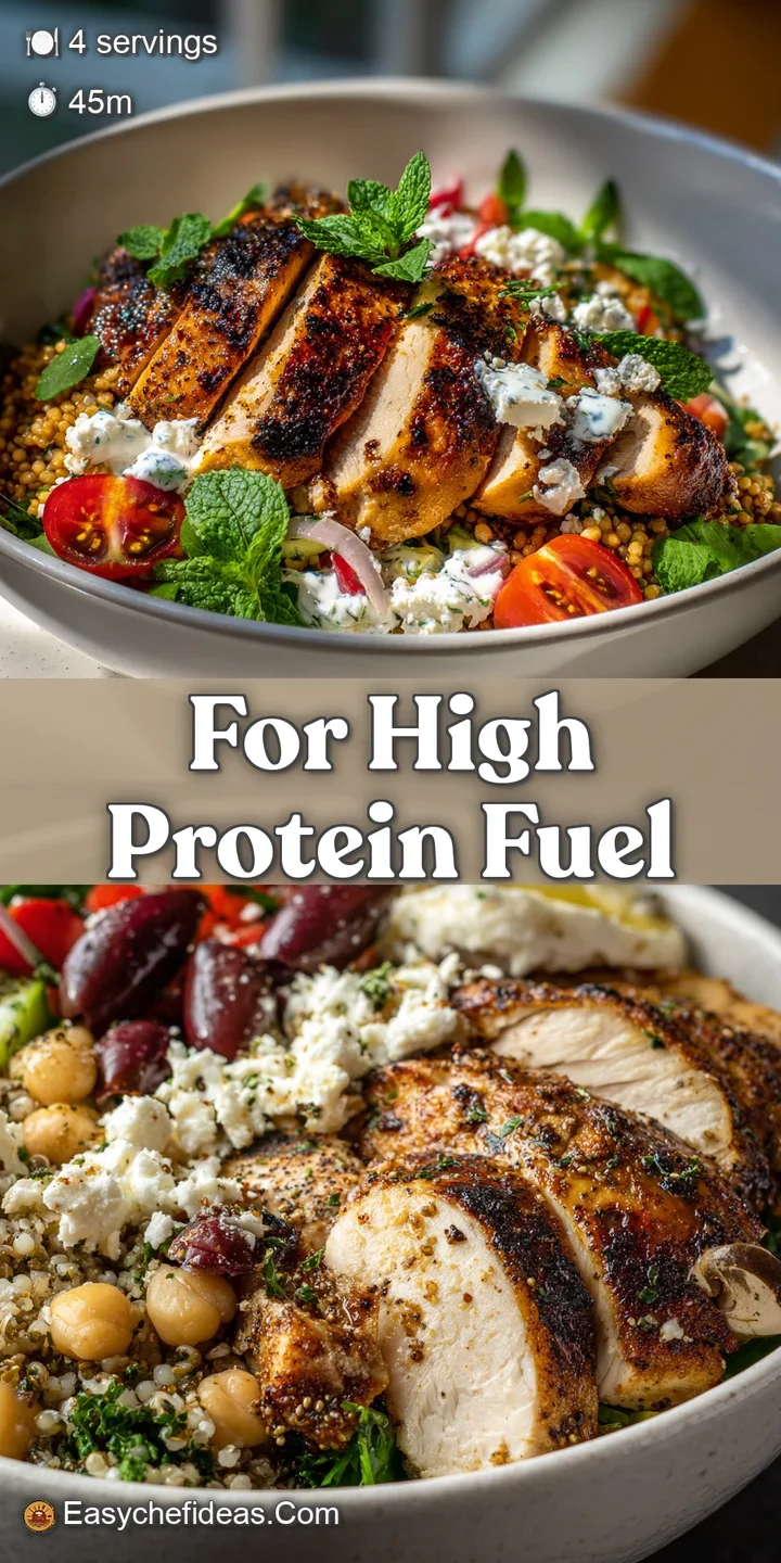 Close-up of roasted chicken and vegetables. The roasted chicken has golden-brown crispy edges, veggies look moist and deli...