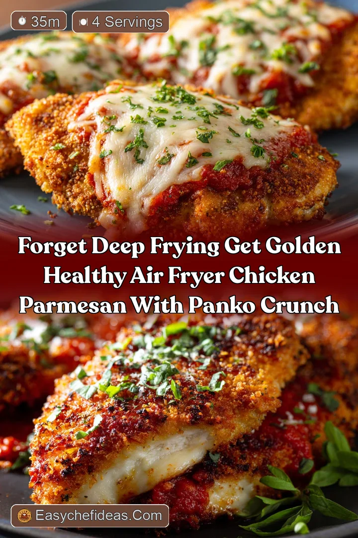 Forget deep frying Get golden healthy Air Fryer Chicken Parmesan with Panko crunch