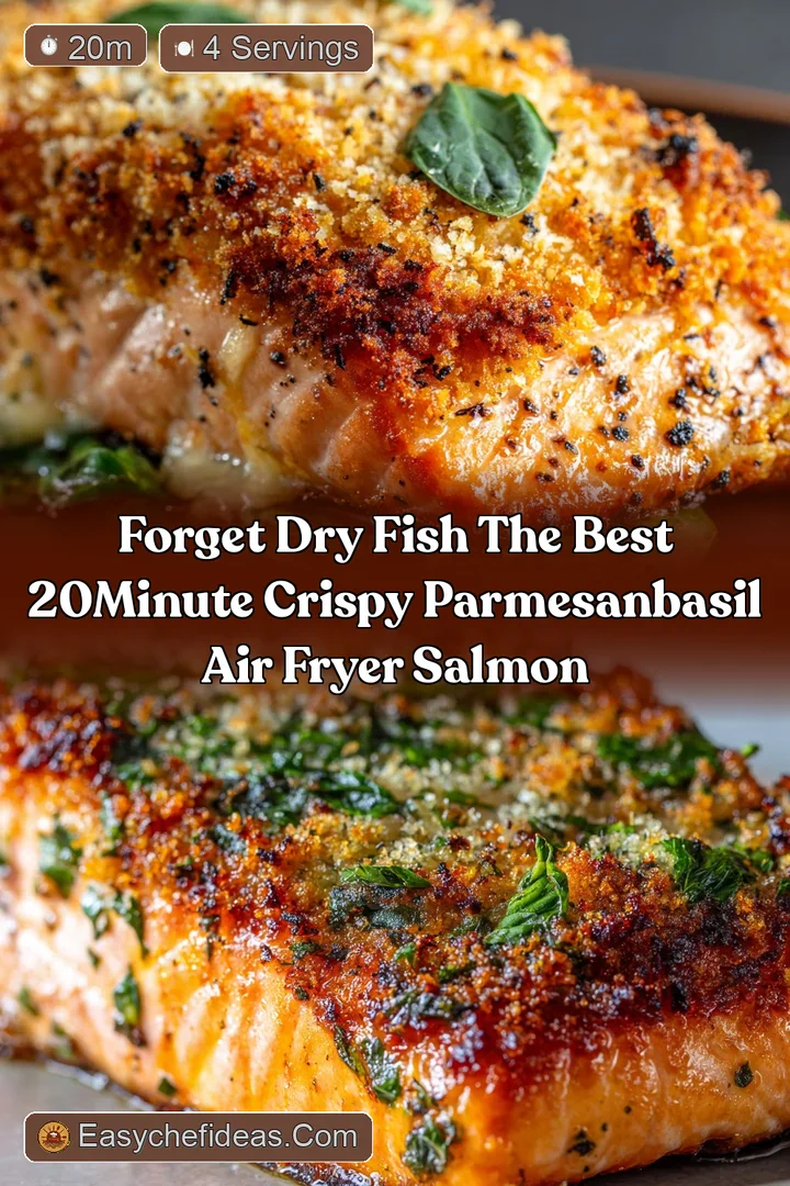 Forget Dry Fish The Best 20Minute Crispy ParmesanBasil Air Fryer Salmon