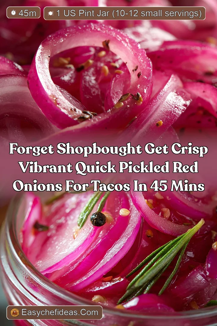 Forget ShopBought Get Crisp Vibrant Quick Pickled Red Onions for Tacos in 45 Mins