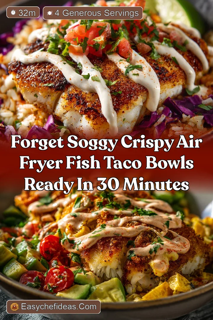 Forget Soggy Crispy Air Fryer Fish Taco Bowls Ready in 30 Minutes