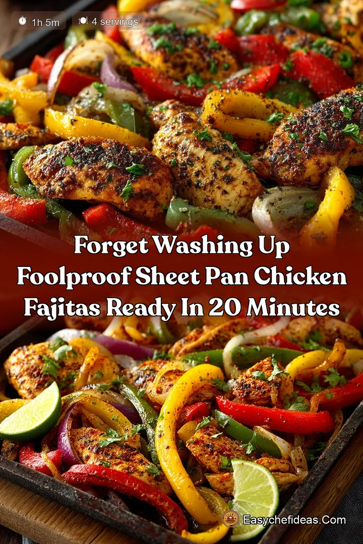 Forget Washing Up Foolproof Sheet Pan Chicken Fajitas Ready in 20 Minutes