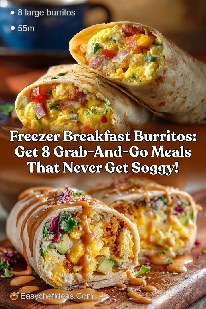 Freezer Breakfast Burritos: Get 8 Grab-and-Go Meals That Never Get Soggy!