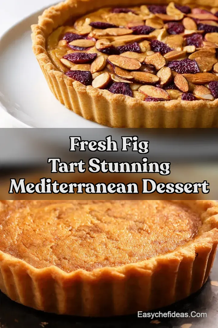 Fresh Fig Tart Stunning Mediterranean Dessert