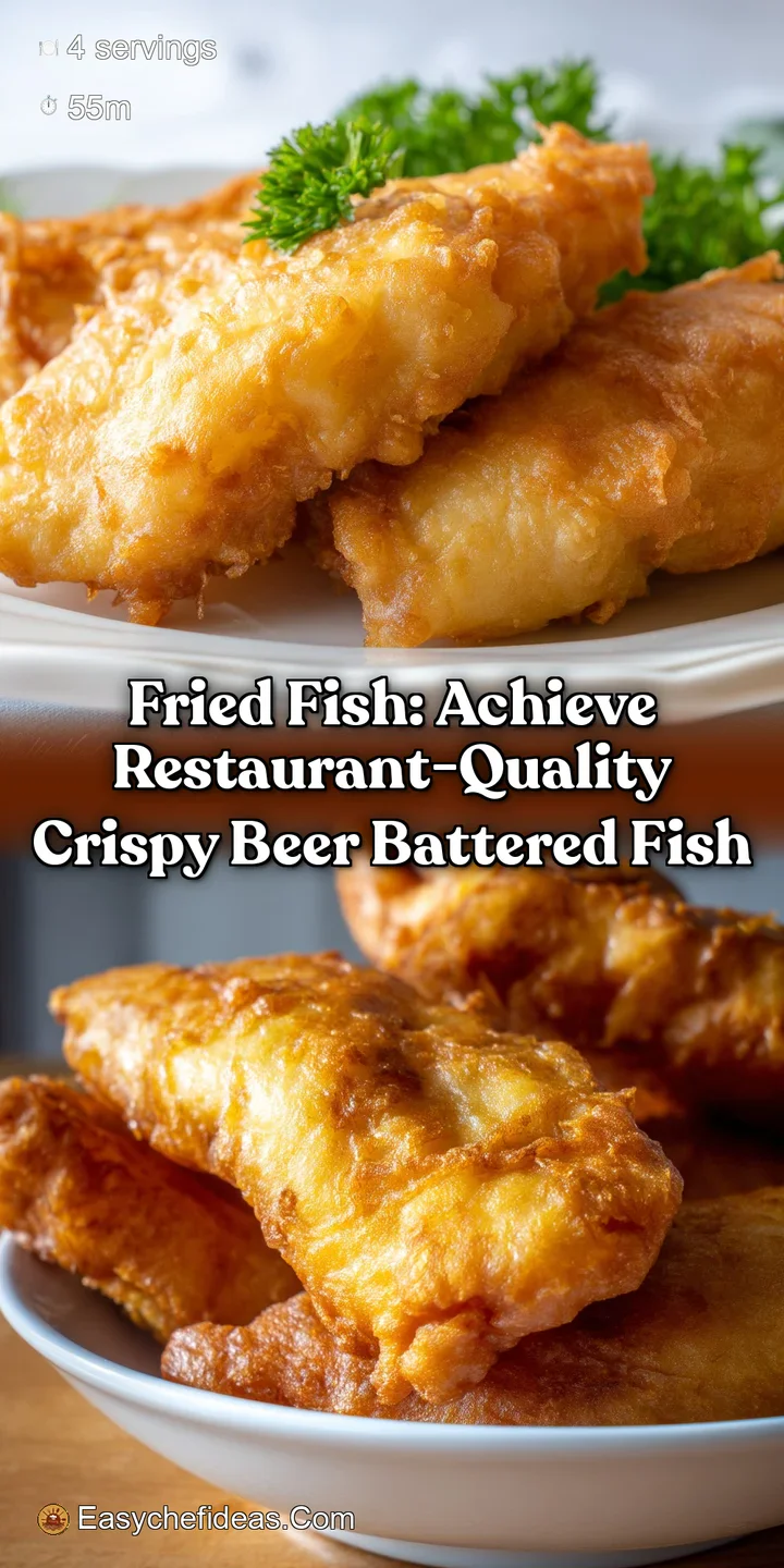 Fried Fish: Achieve Restaurant-Quality Crispy Beer Battered Fish