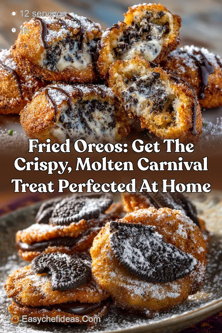 Fried Oreos: Get the Crispy Molten Carnival Treat Perfected at Home