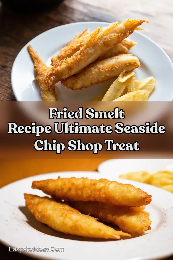 Fried Smelt Recipe Ultimate Seaside Chip Shop Treat