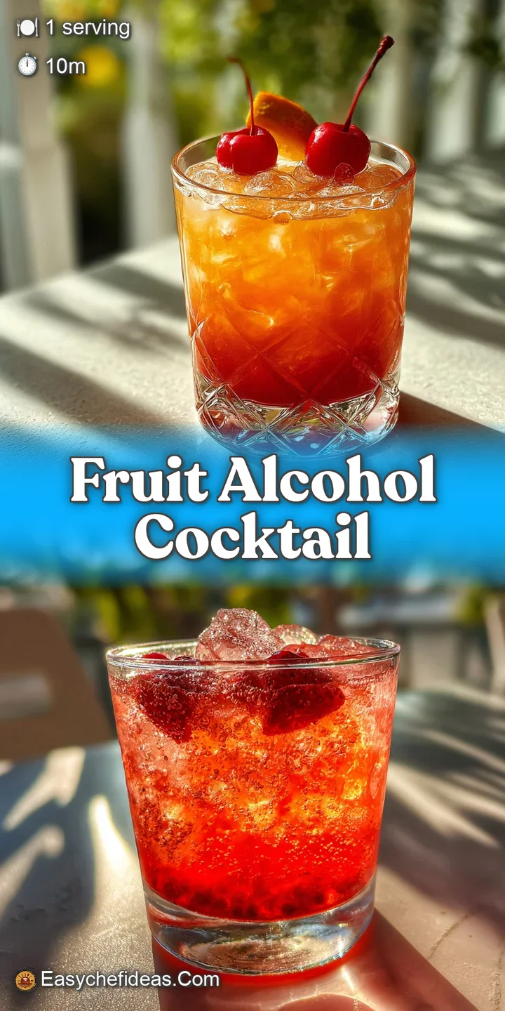 Close-up of a velvety cocktail. Swirls of fruit pulp suspended in a clear, alcoholic beverage. Frosty glass; summer vibe.