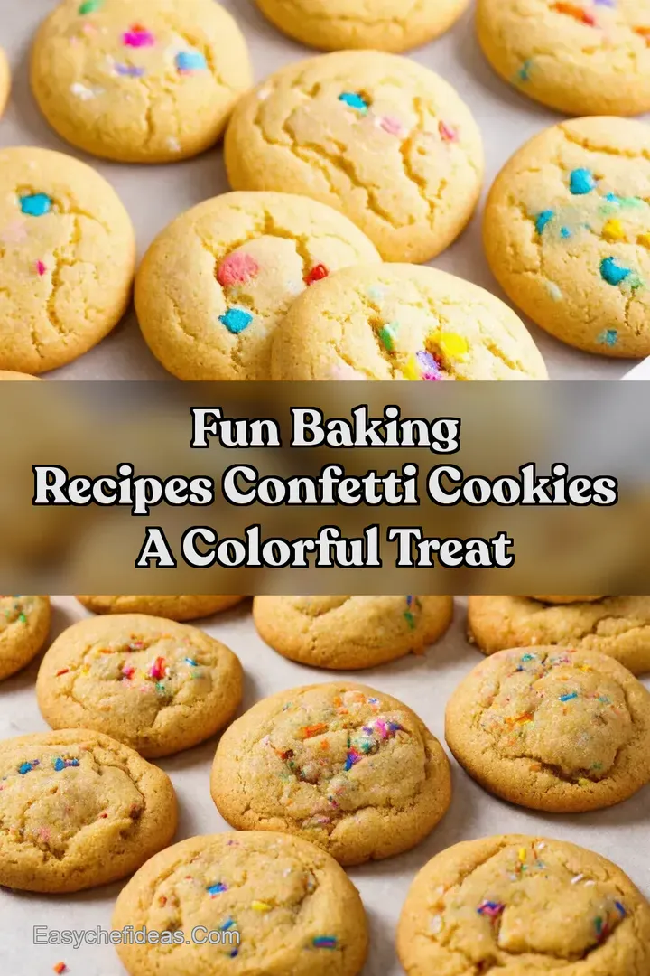 Fun Baking Recipes Confetti Cookies A Colorful Treat