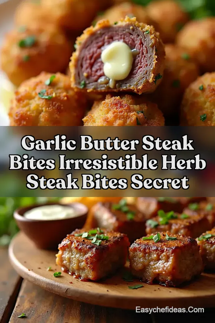 Garlic Butter Steak Bites Irresistible Herb Steak Bites Secret