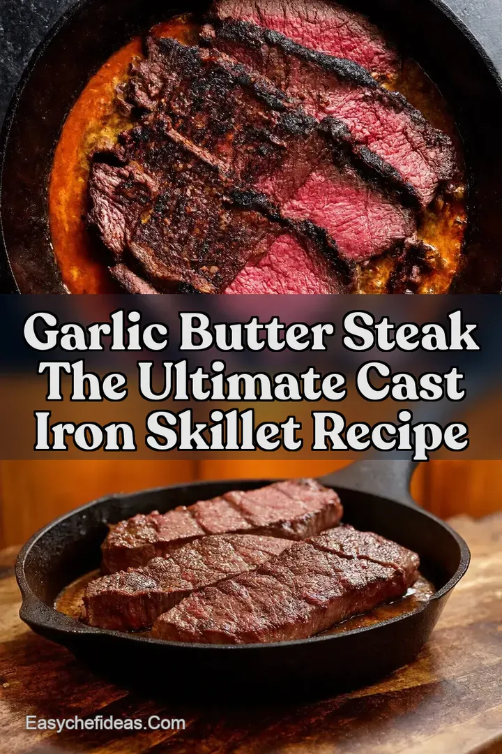 Garlic Butter Steak The Ultimate Cast Iron Skillet Recipe