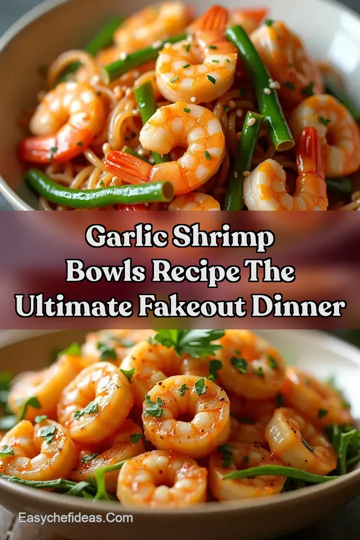 Garlic Shrimp Bowls Recipe The Ultimate Fakeout Dinner