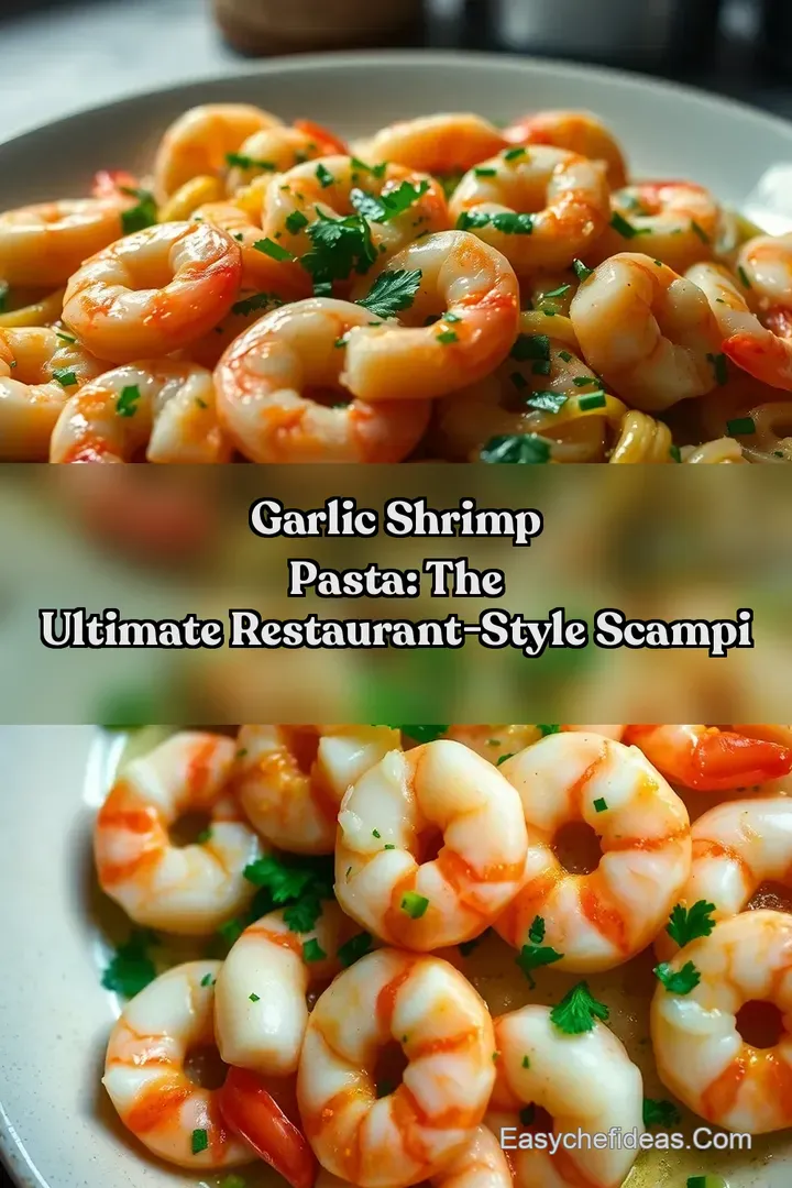 Garlic Shrimp Pasta: The Ultimate Restaurant-Style Scampi