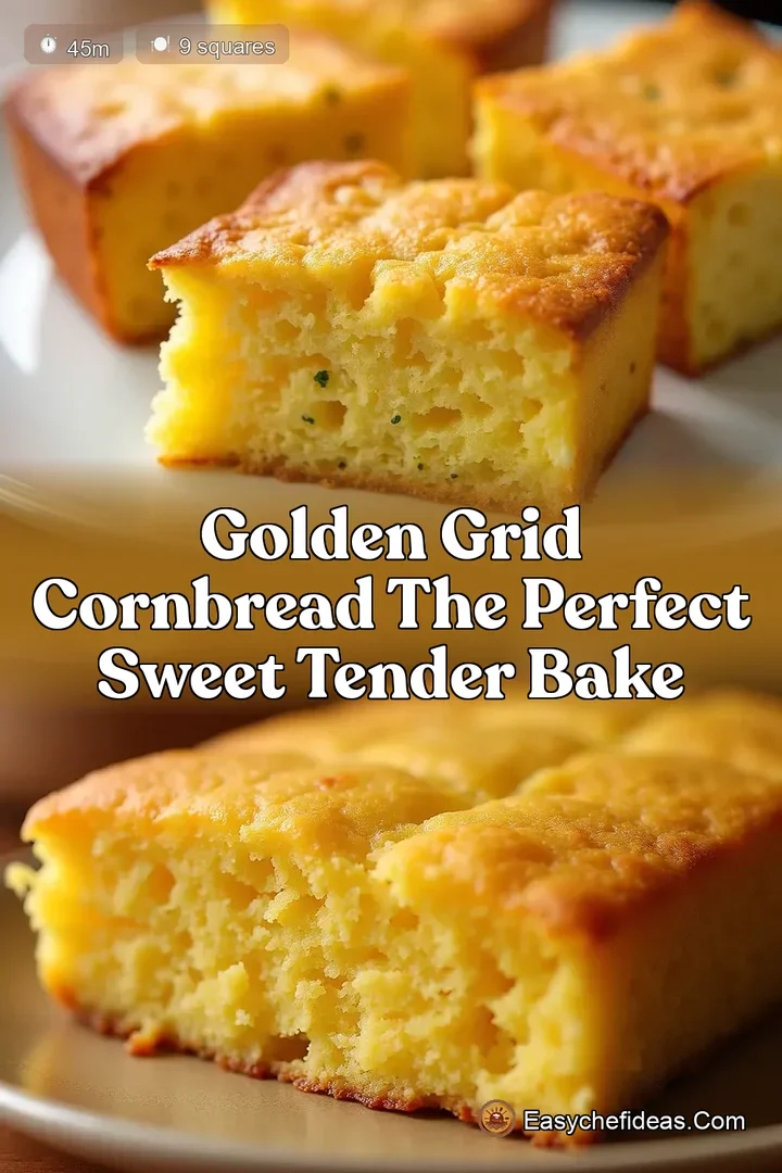 Golden Grid Cornbread The Perfect Sweet Tender Bake