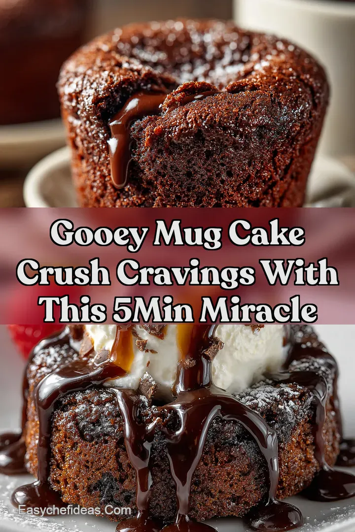 Gooey Mug Cake Crush Cravings with this 5Min Miracle