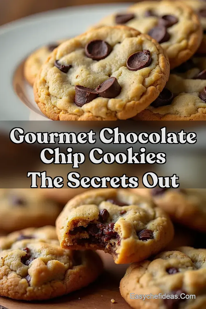 Gourmet Chocolate Chip Cookies The Secrets Out