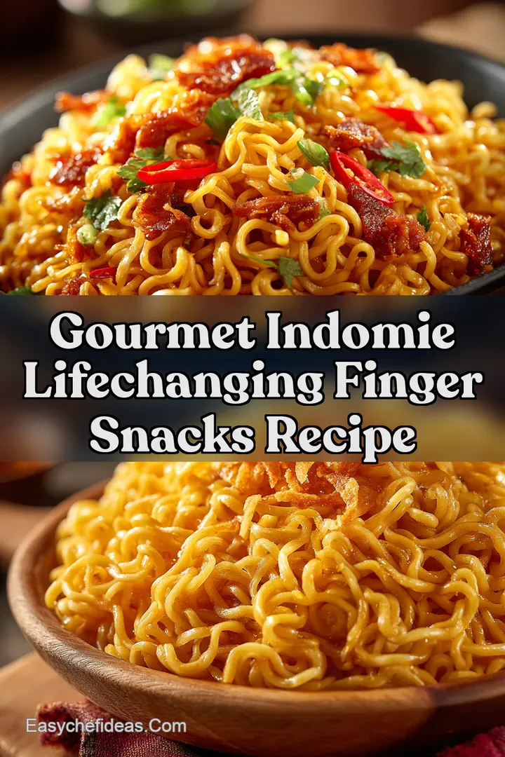 Gourmet Indomie LifeChanging Finger Snacks Recipe