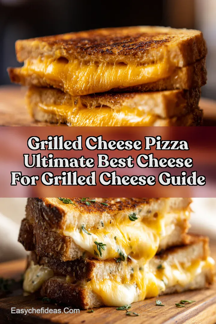 Grilled Cheese Pizza Ultimate Best Cheese for Grilled Cheese Guide