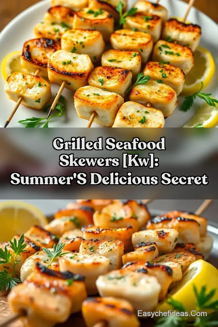 Grilled Seafood Skewers [kw]: Summer s Delicious Secret