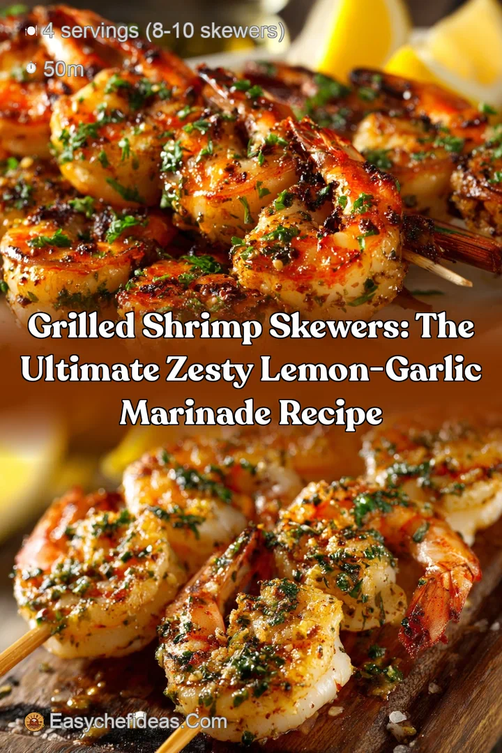 Grilled Shrimp Skewers: The Ultimate Zesty Lemon-Garlic Marinade Recipe