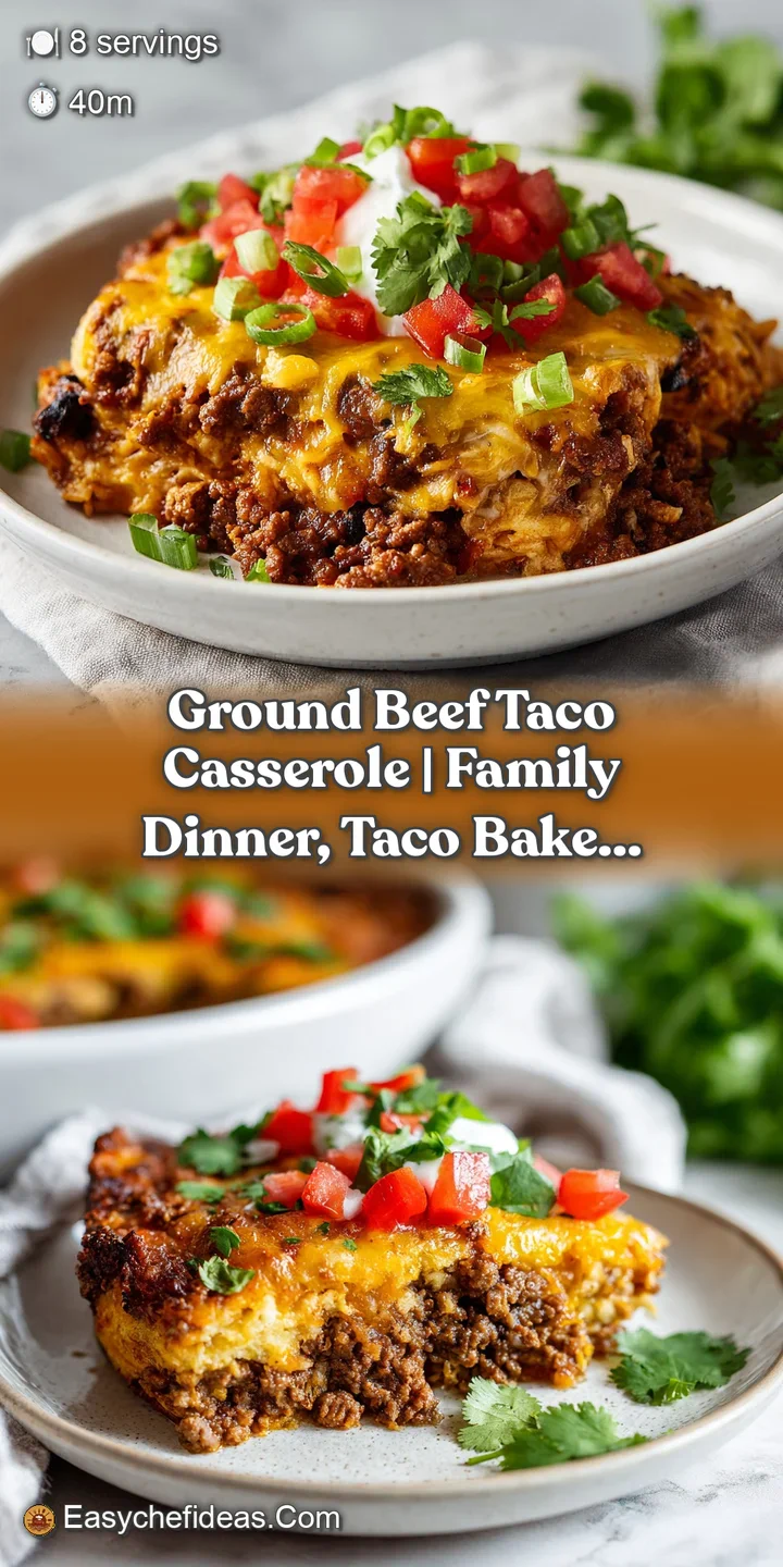 Rich, bubbling cheese topping a hearty mixture of ground beef and soft tortilla pieces, hot from the oven.