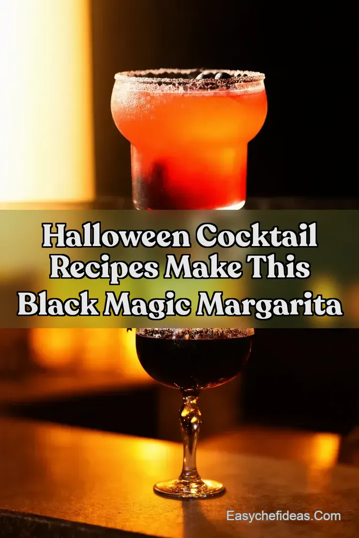 Halloween Cocktail Recipes Make This Black Magic Margarita
