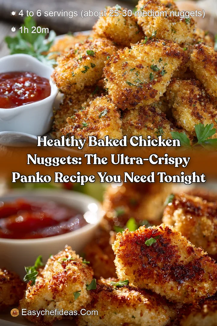 Healthy Baked Chicken Nuggets: The Ultra-Crispy Panko Recipe You Need Tonight