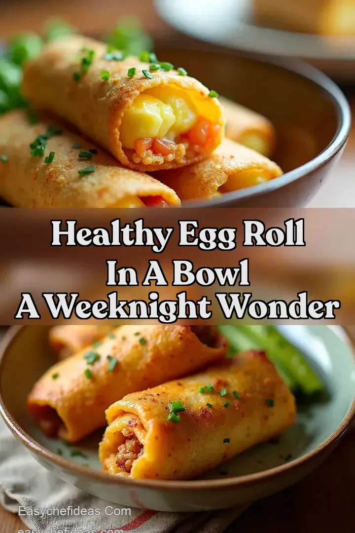 Healthy Egg Roll in a Bowl A Weeknight Wonder
