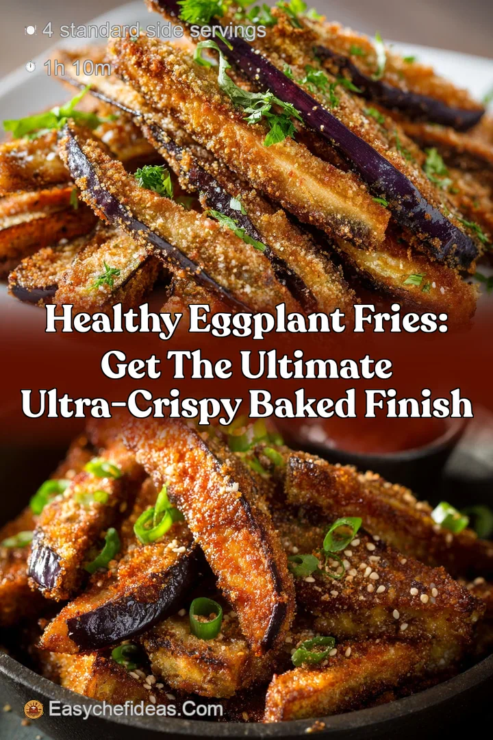 Healthy Eggplant Fries: Get the Ultimate Ultra-Crispy Baked Finish