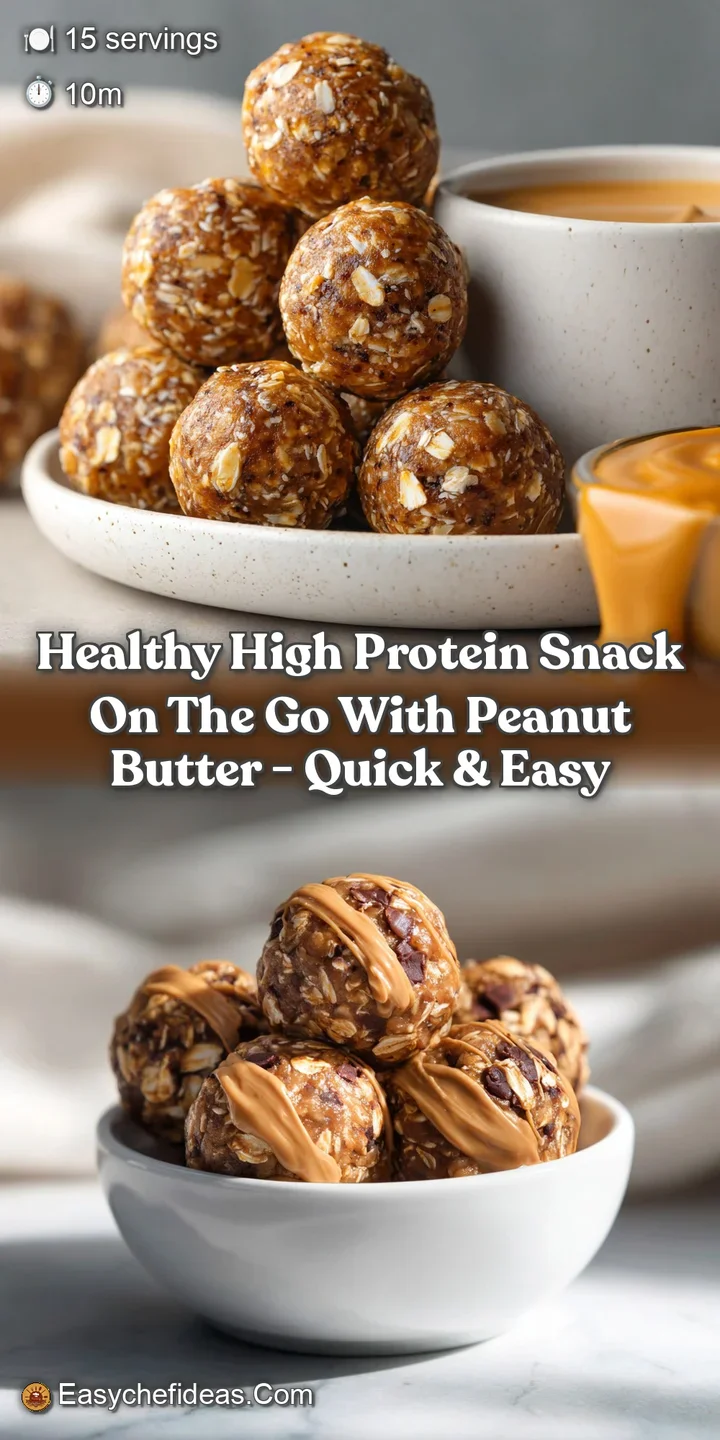 Close-up of a peanut butter oat ball. Crumbly texture with a glistening peanut butter swirl and cocoa powder finish.