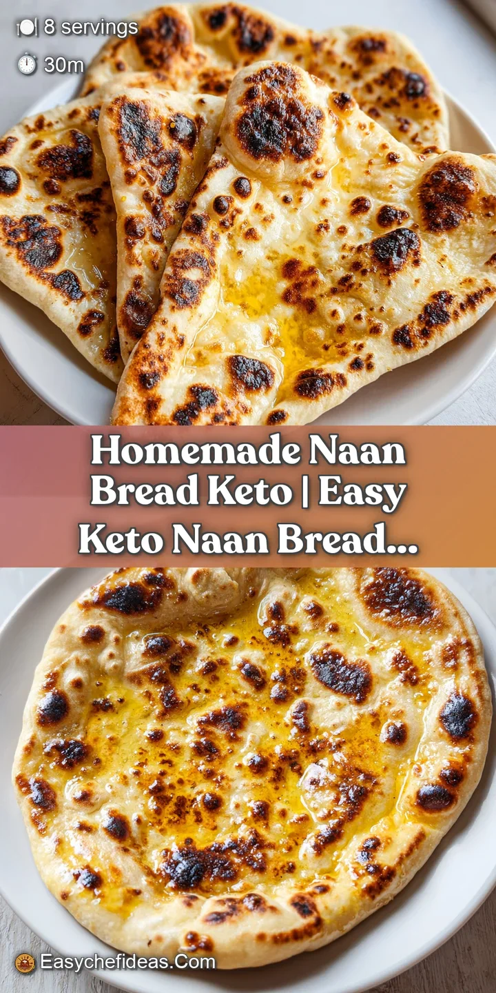 Close-up of a soft flatbread showing charred bubbles and a glistening drizzle of warm, melted salted butter.