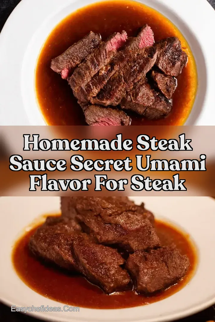 Homemade Steak Sauce Secret Umami Flavor for Steak