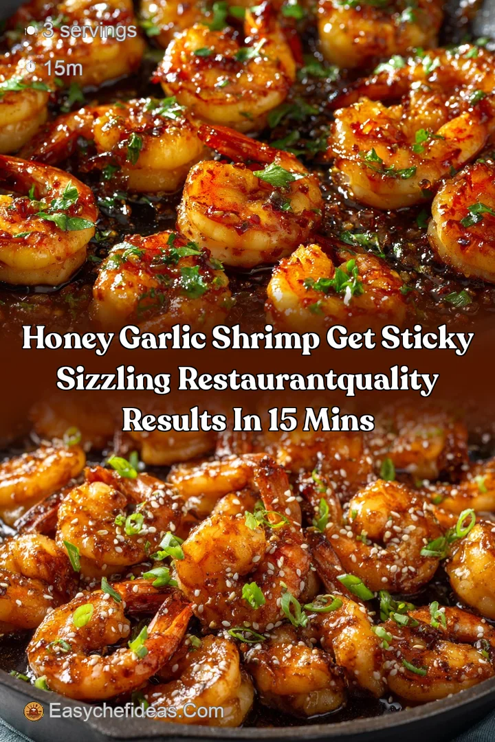 Honey Garlic Shrimp Get Sticky Sizzling RestaurantQuality Results in 15 Mins