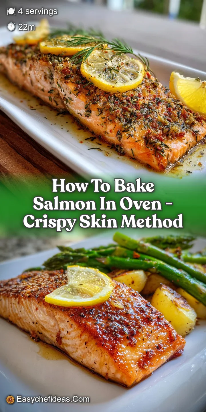 Close-up of salmon skin baked to crispy, golden perfection, glistening with natural oils and seasoned herbs.