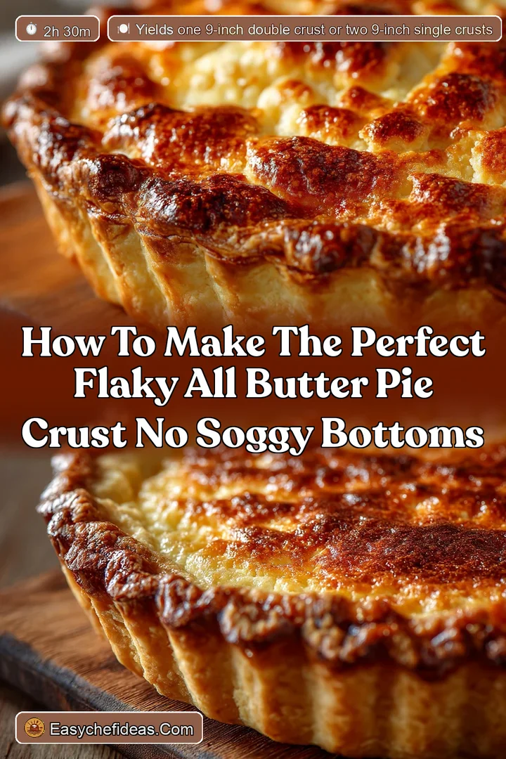 How to Make the Perfect Flaky All Butter Pie Crust No Soggy Bottoms