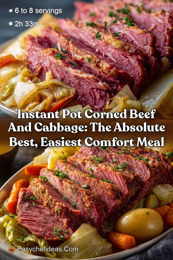 Instant Pot Corned Beef and Cabbage: The Absolute Best Easiest Comfort Meal
