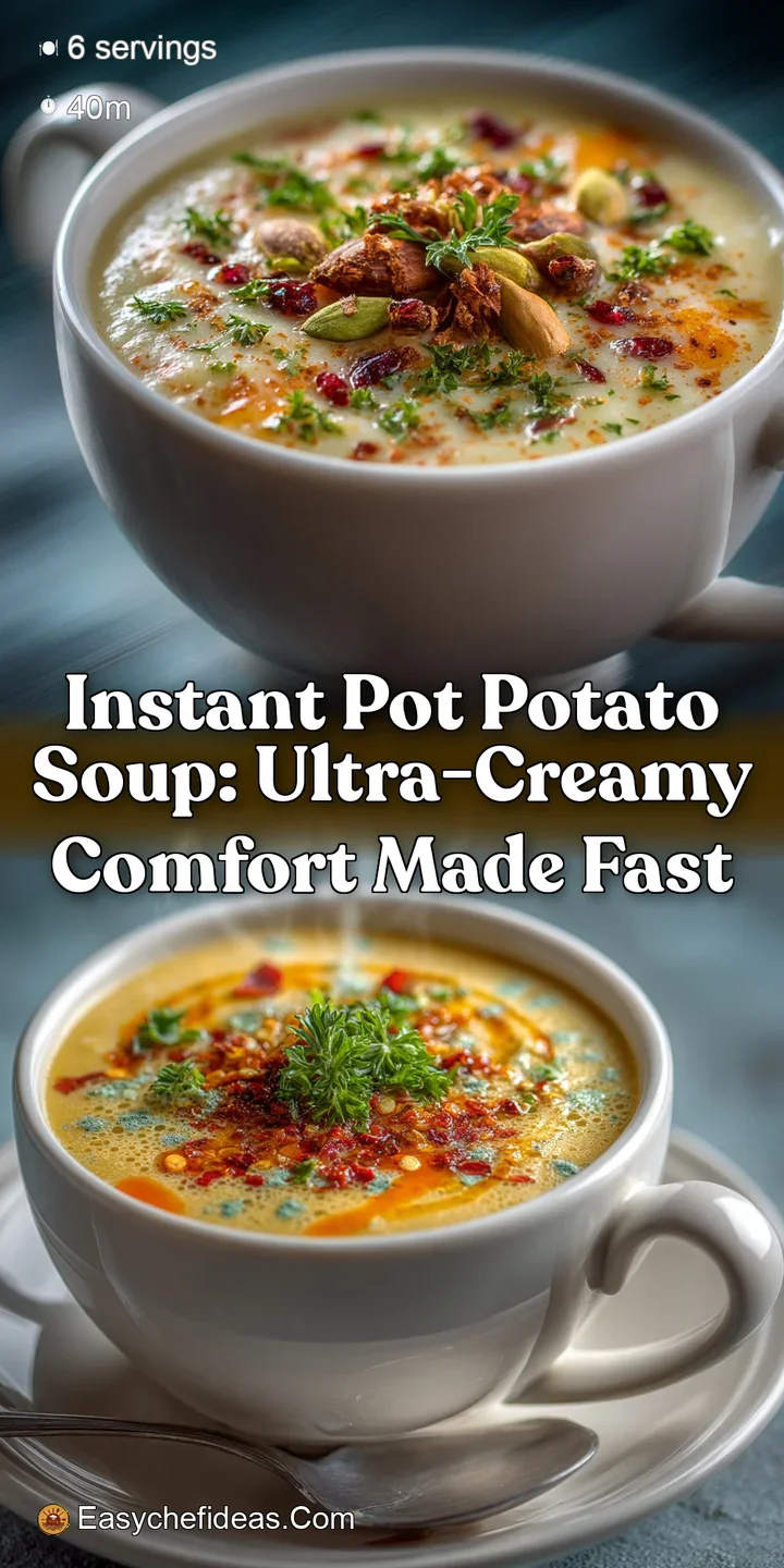 Instant Pot Potato Soup: Ultra-Creamy Comfort Made Fast