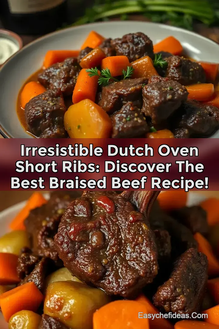 Irresistible Dutch Oven Short Ribs: Discover the Best Braised Beef Recipe!