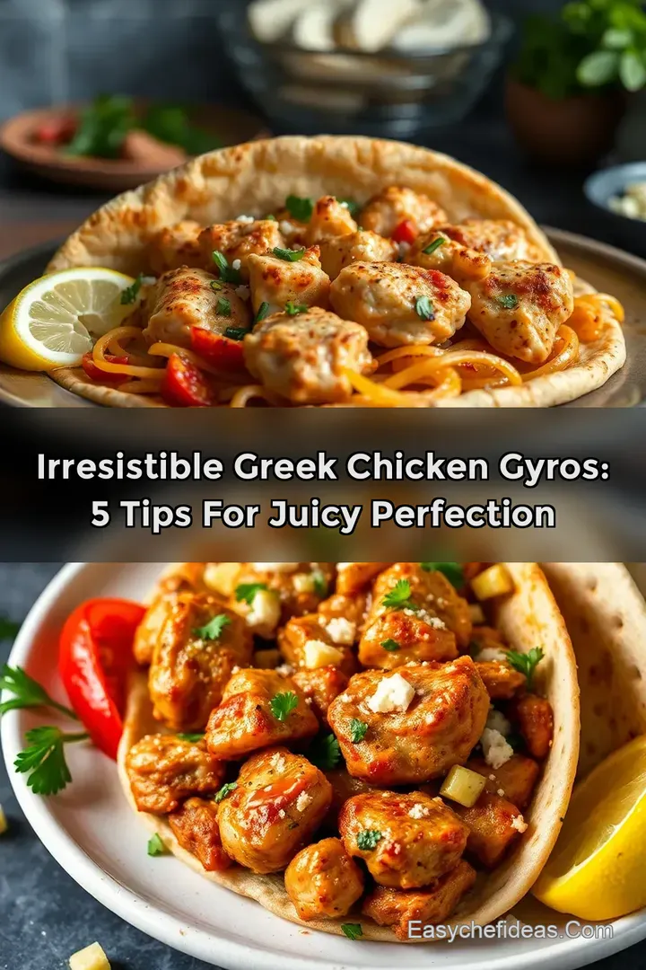 Irresistible Greek Chicken Gyros: 5 Tips for Juicy Perfection