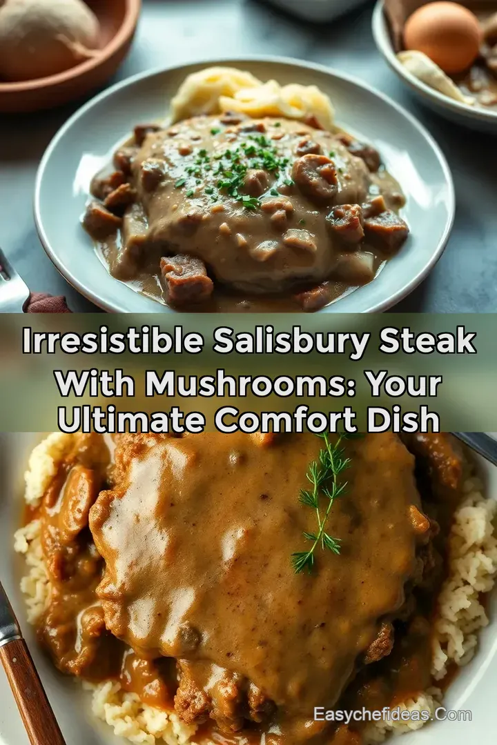 Irresistible Salisbury Steak with Mushrooms: Your Ultimate Comfort Dish