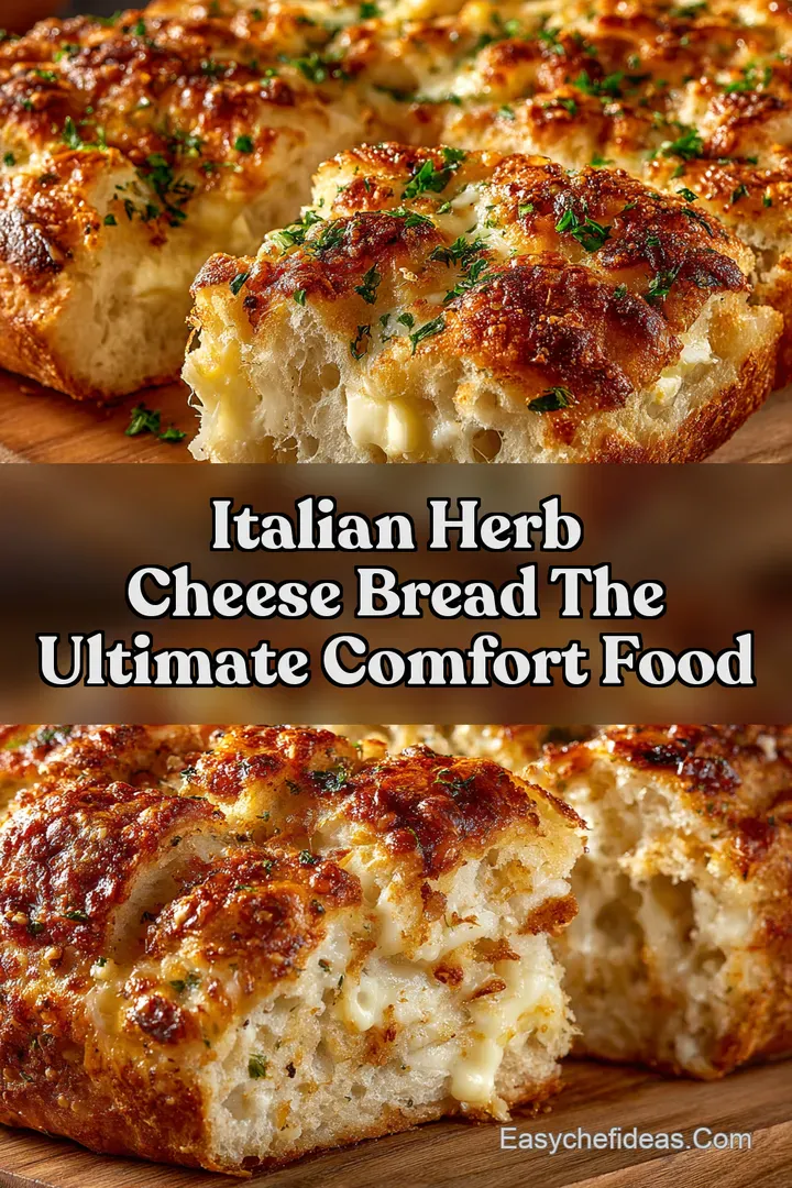 Italian Herb Cheese Bread The Ultimate Comfort Food