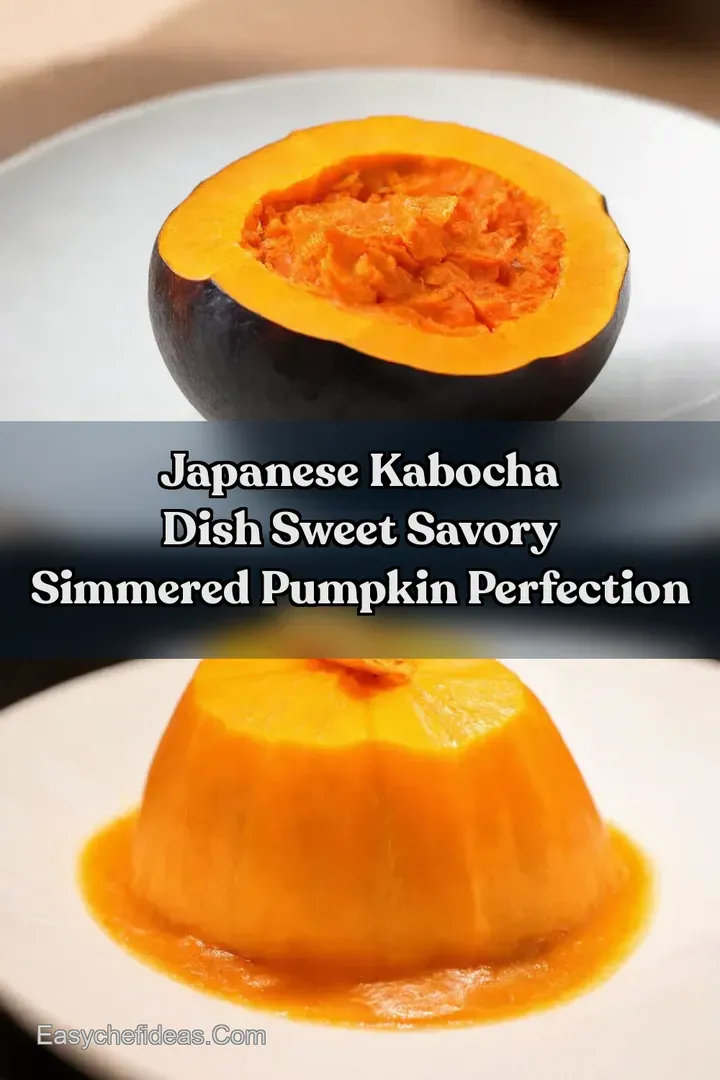 Japanese Kabocha Dish Sweet Savory Simmered Pumpkin Perfection