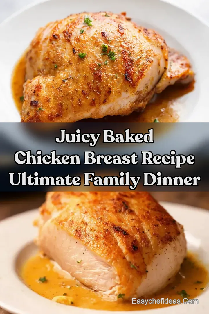 Juicy Baked Chicken Breast Recipe Ultimate Family Dinner