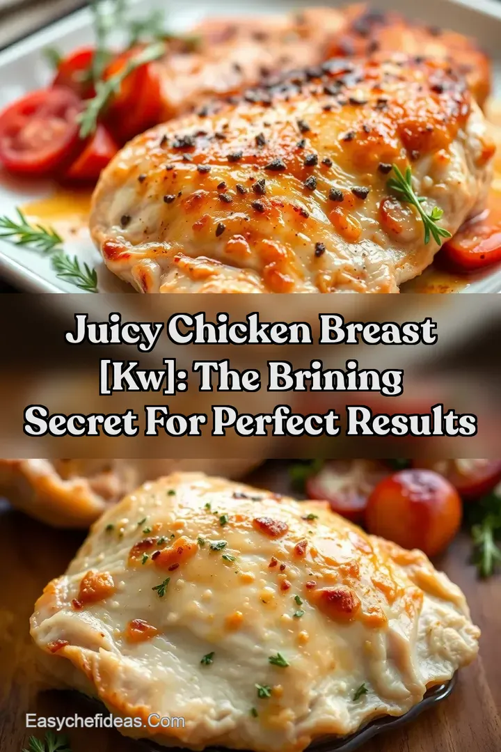 Juicy Chicken Breast [kw]: The Brining Secret for Perfect Results