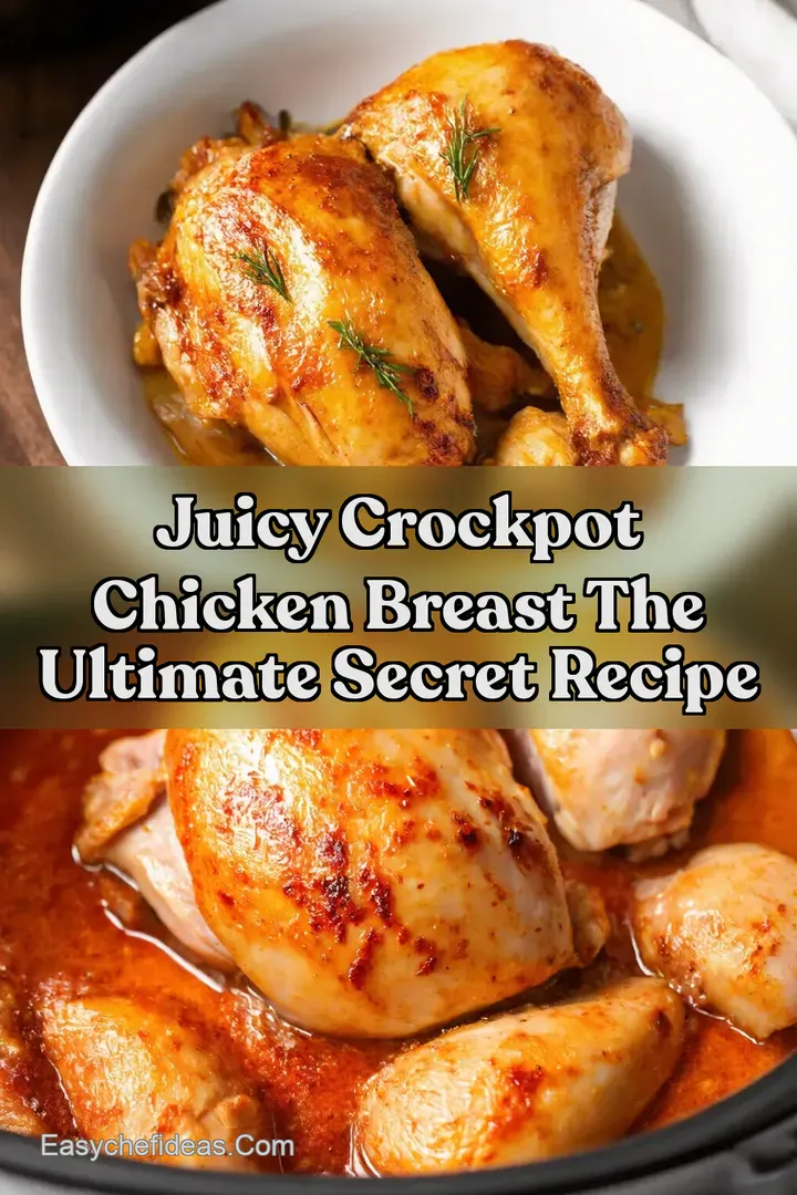 Juicy Crockpot Chicken Breast The Ultimate Secret Recipe