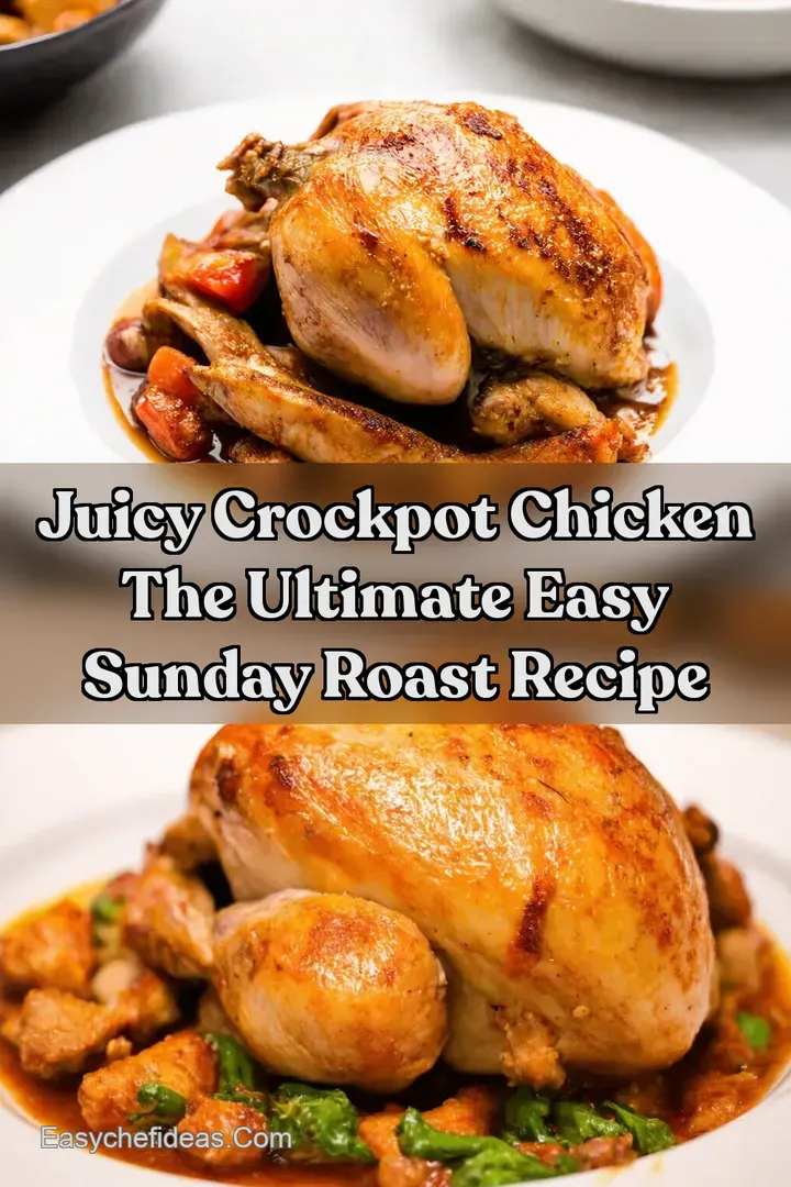 Juicy Crockpot Chicken The Ultimate Easy Sunday Roast Recipe